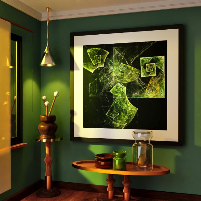 Affiches Twisted Balance (Twisted Balance Abstract Art Poster)