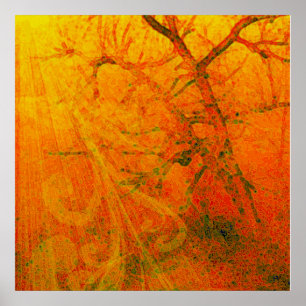 Affiches Twisted Oak Swirled - Personnalisé