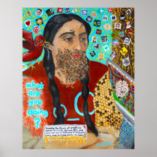 Affiches Twitter Beard Print