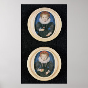 Affiches Two Little girls, 1590