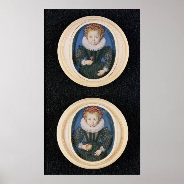 Affiches Two Little girls, 1590 (Devant)
