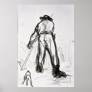 Affiches Two Reapers Seen from the Back