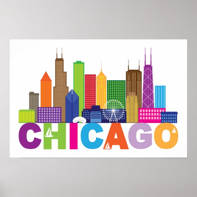 Affiches Typographe de Chicago (Devant)
