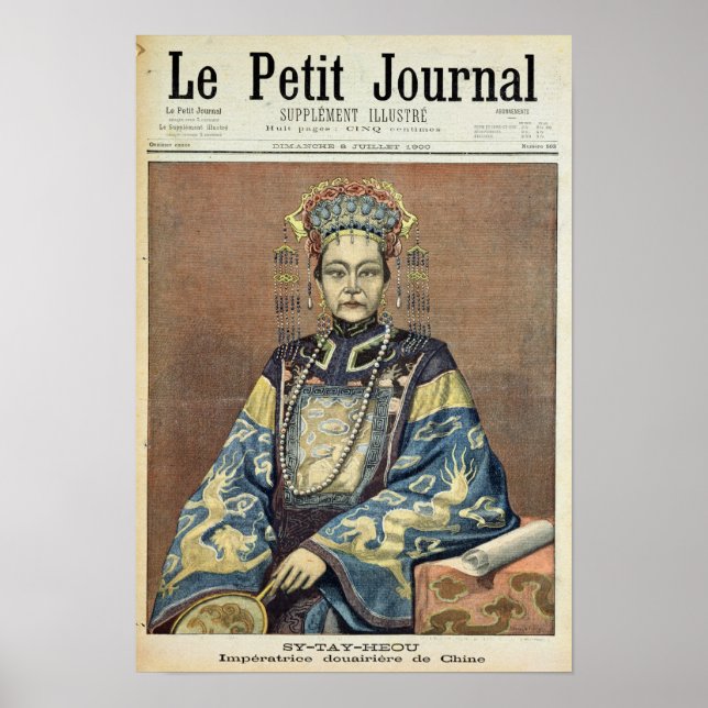 Affiches Tz'U-Hsi l'impératrice doyenne de la Chine (Devant)