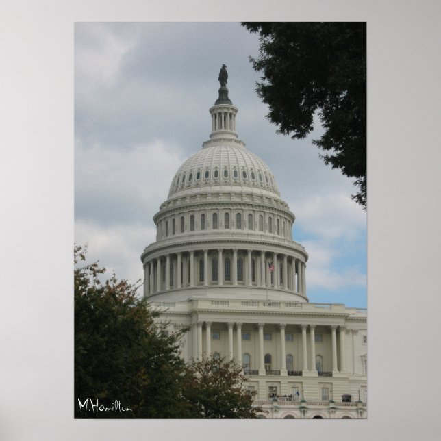 Affiches U.S. Capitol, Washington D.C. (Devant)