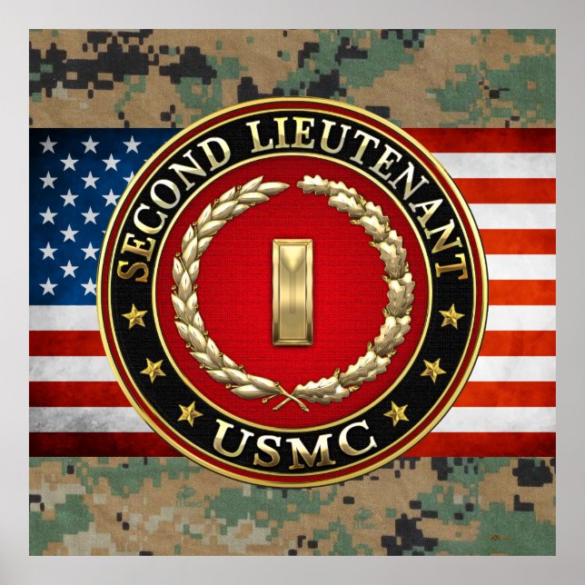 Affiches U.S. Marines: second lieutenant (USMC 2ndLt) [3D] (Devant)