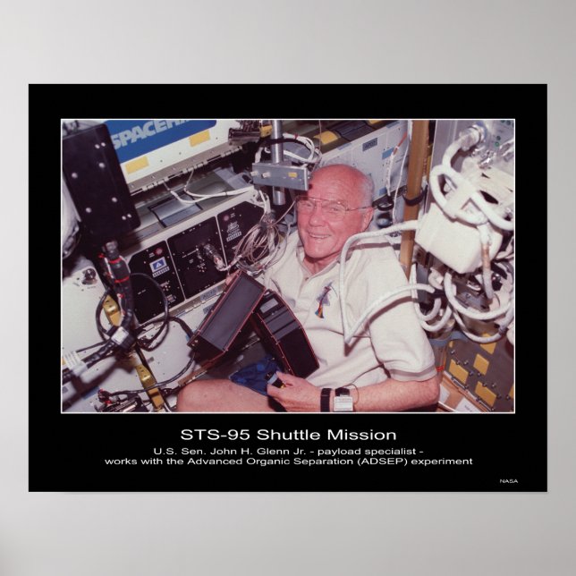 Affiches U.S. Senator John H. Glenn (Devant)