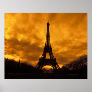 Affiches UE, France, Paris. Tour Eiffel.