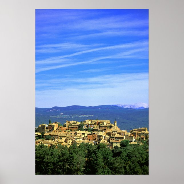 Affiches UE, France, Provence, Vaucluse, Roussillon. (Devant)