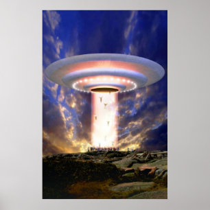 Affiches UFO mass abduction