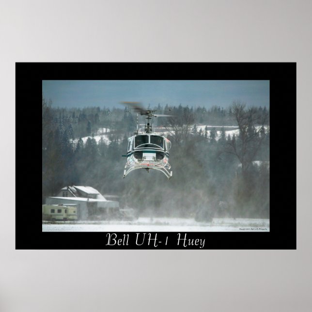 Affiches UH-1 Huey Hovering (Devant)