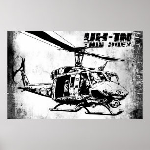 Affiches UH-1N Huey jumeau