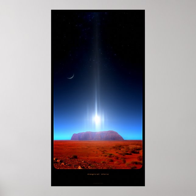 Affiches Uluru magique (Devant)