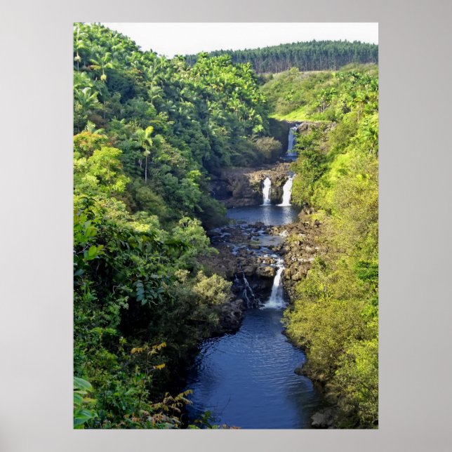 AFFICHES UMAUMA CHUTE HAWAII (Devant)