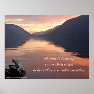 Affiches Un ami à l'écoute...Citer