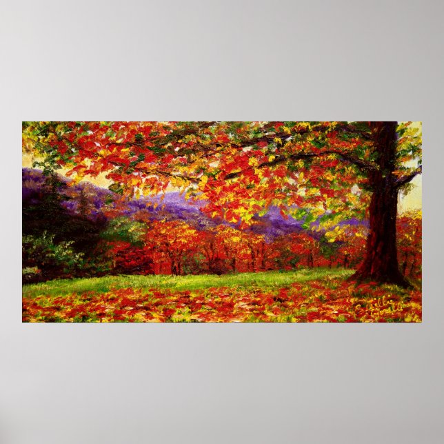 Affiches Un automne bruyant en Nouvelle-Angleterre (Devant)