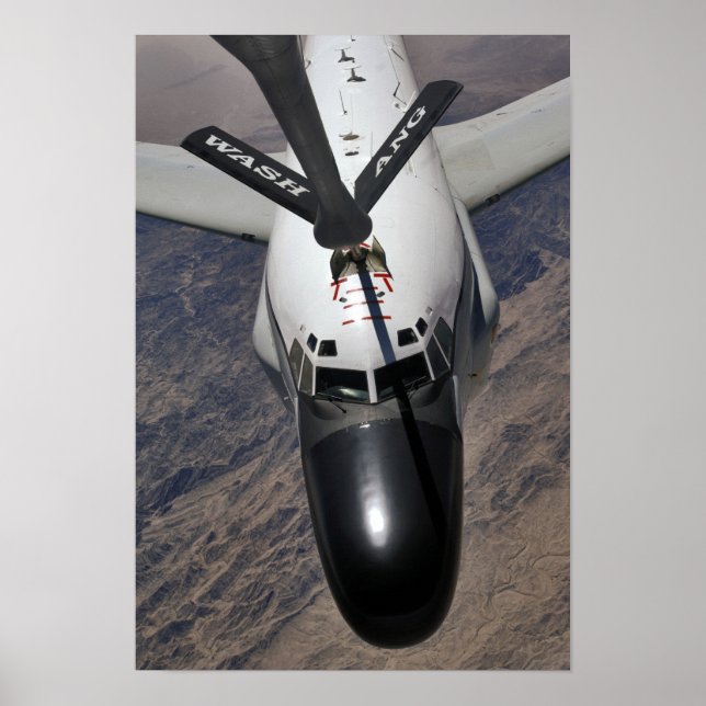 Affiches Un avion de reconnaissance interarmées RC-135 Rive (Devant)