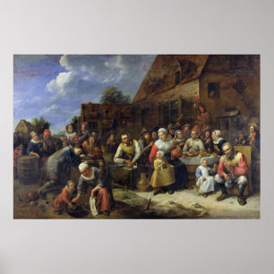 Affiches Un banquet de village