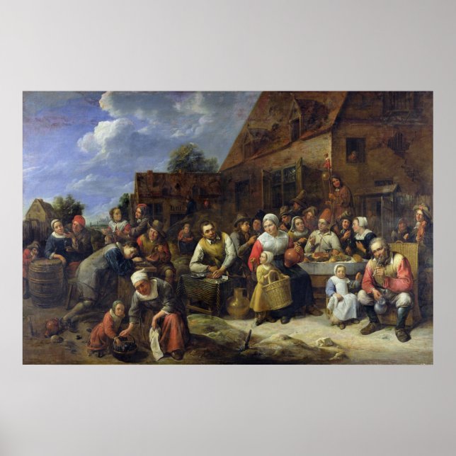 Affiches Un banquet de village (Devant)