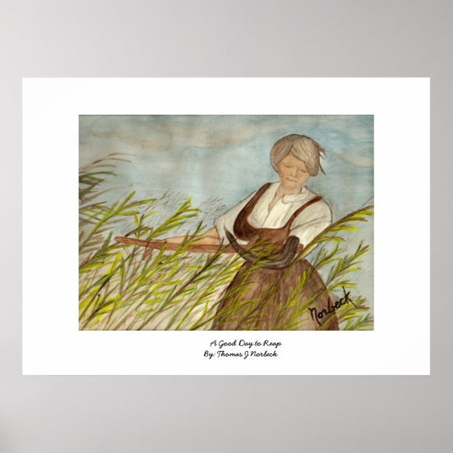 Affiches Un bon jour pour récolter (Devant)