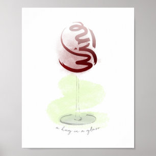 Affiches Un câlin dans un verre