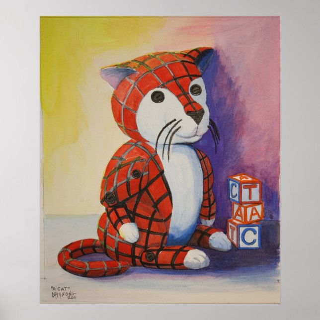 Affiches Un chat (Devant)
