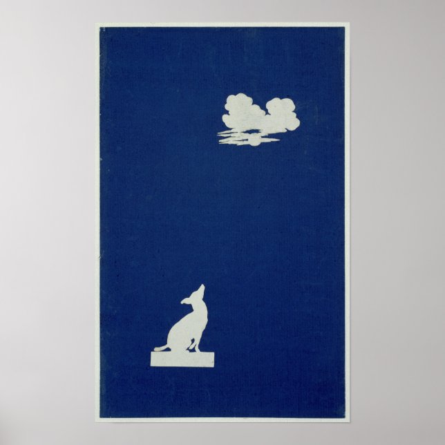Affiches Un chien hurle sur la lune (Devant)