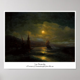Affiches Un coin de Constantinople Ivan Aivazovsky