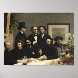 Affiches Un coin de la table, 1872