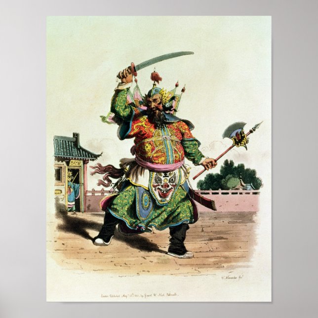 Affiches Un comédien chinois (Devant)