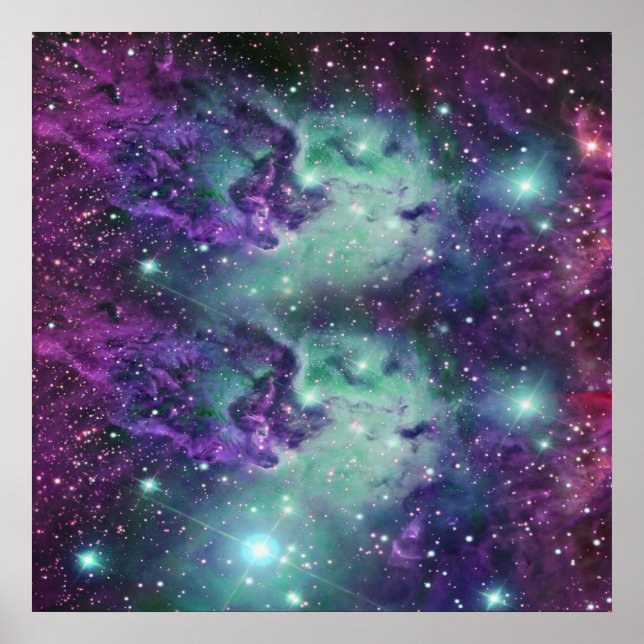 Affiches Un Cool branché Sparkly New Nebula Design (Devant)