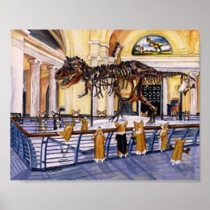 Affiches Un Corgi de Noël Bodacieux Bonanza Art Imprimer