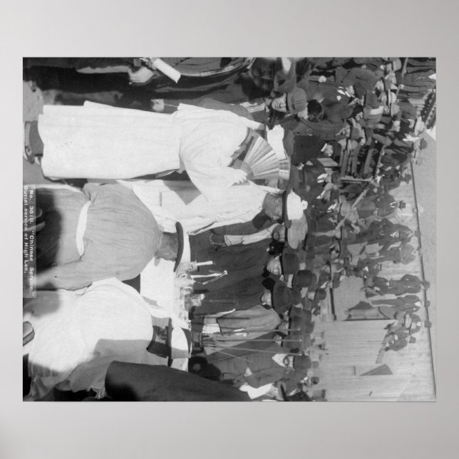 Affiches Un deuil chinois en service funèbre pour "High Lee (Devant)