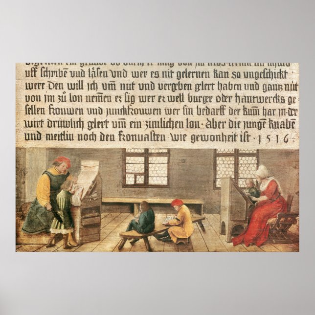 Affiches Un enseignant scolaire (Devant)