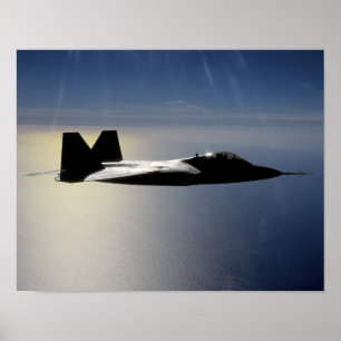 Affiches Un F/A-22 Raptor pilote une mission de formation 2