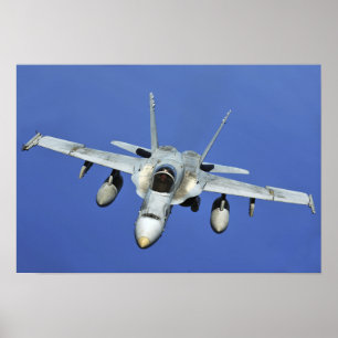Affiches Un frelon F/A-18 participe à une mission