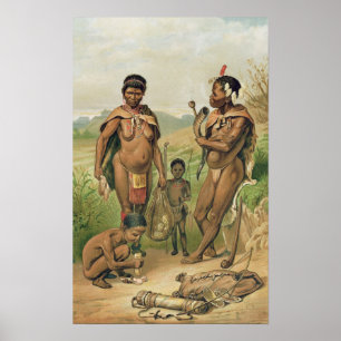 Affiches Un frontispice de famille de Bosjesman