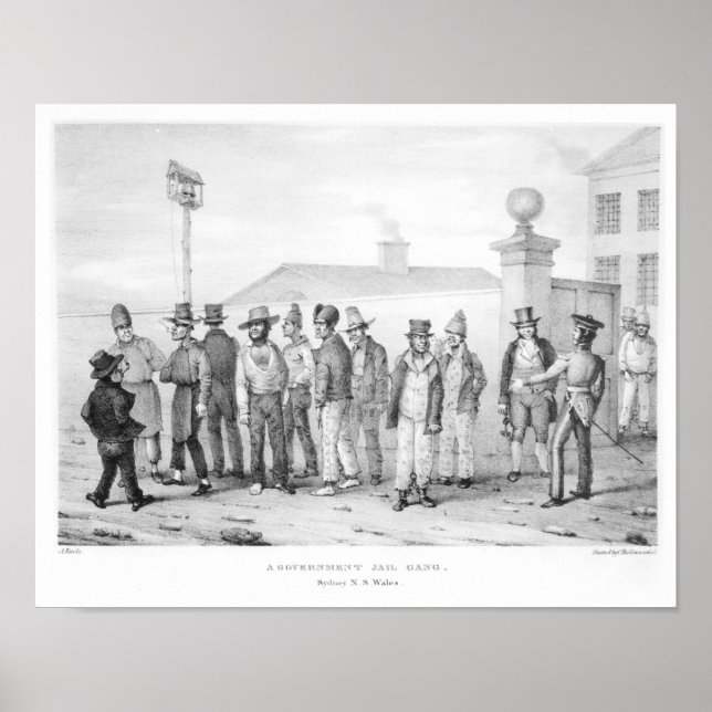 Affiches Un gang de prisonniers du gouvernement (Devant)