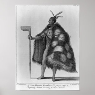Affiches Un guerrier néo-zélandais