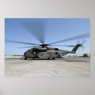 Affiches Un hélicoptère de dragon de mer de MH-53E