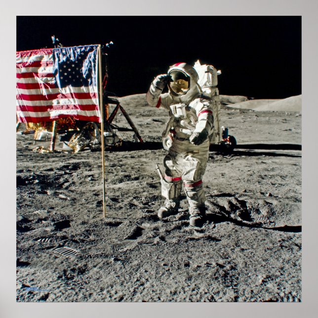 Affiches Un hommage de héros d'Apollo 17 (Devant)