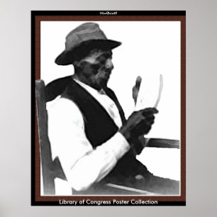 Affiches Un homme lit une histoire