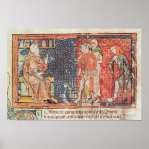 Affiches Un homme malade et un homme estropié se sont