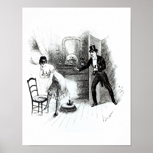 Affiches Un homme visite une prostituée (Devant)