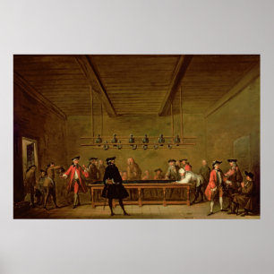 Affiches Un jeu des billards, c.1720-26