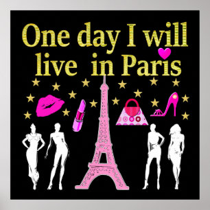 AFFICHES UN JOUR JE VIVRAI À PARIS
