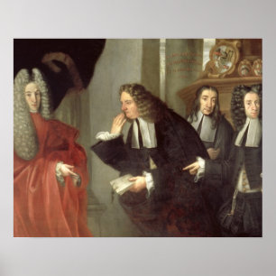 Affiches Un juge et trois avocats, École vénitienne (pétrol