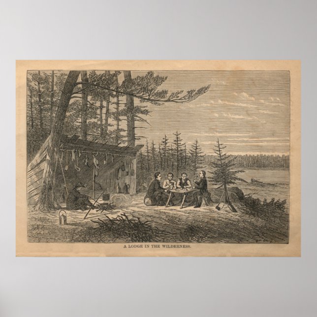 Affiches Un lodge en pleine nature (Devant)