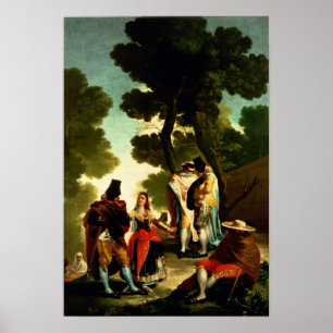 Affiches Un Maja et un Gallants, 1777