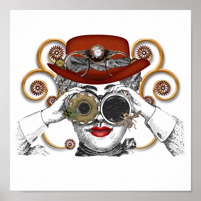 Affiches un mec à la vapeur (Devant)